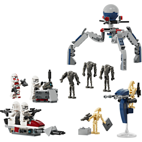 Clone Trooper & Battle Droid Battle Pack