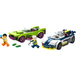 Police Car and Muscle Car Chase